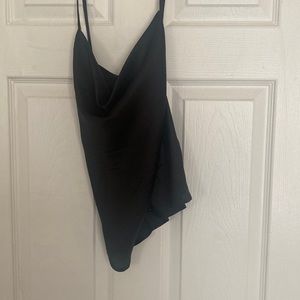 Never worn!! Size XL sexy cross back. Silk